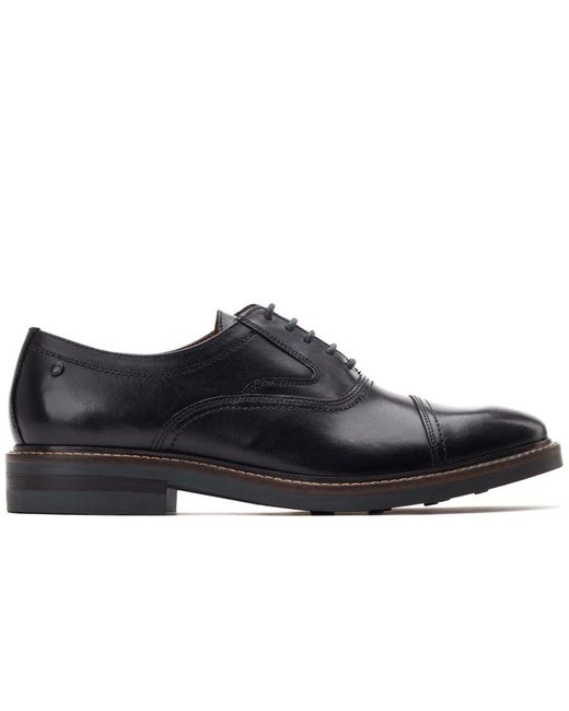 Base London Black Tatton Derby Shoes for men