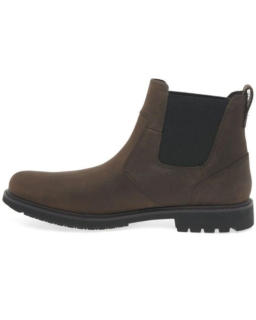 Timberland Brown Stormbuck Chelsea Boots for men