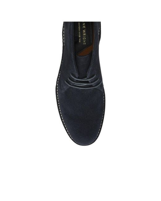 Frank Wright Blue Edwin Desert Boots for men