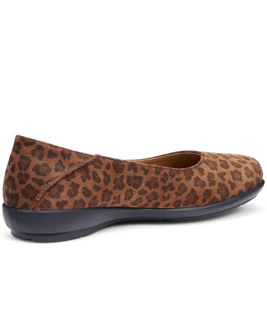 Hotter Brown Birdie Ballet Pumps