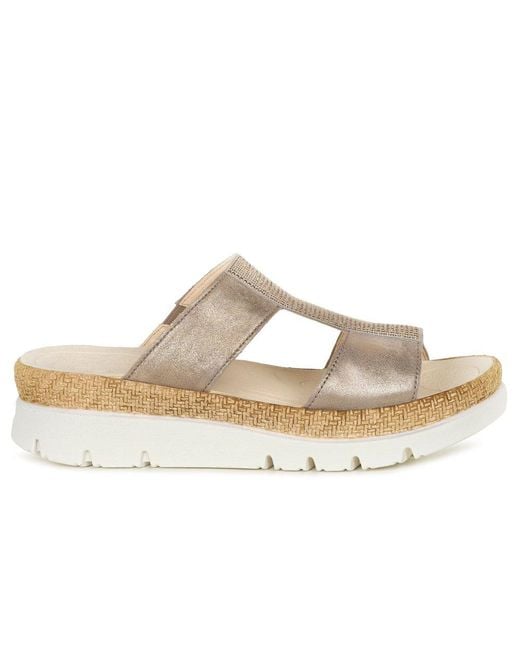 Gabor Metallic Charlie Sandals