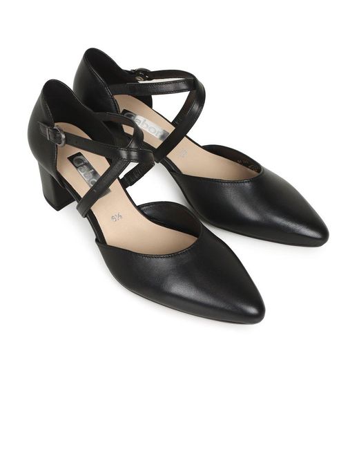 Gabor Pink Gisele Open Court Shoes