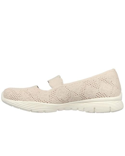 Skechers Pink Seager Slip On Shoes