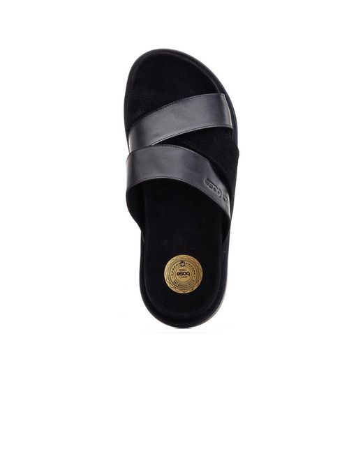 Base London Black Ponza Sandals for men