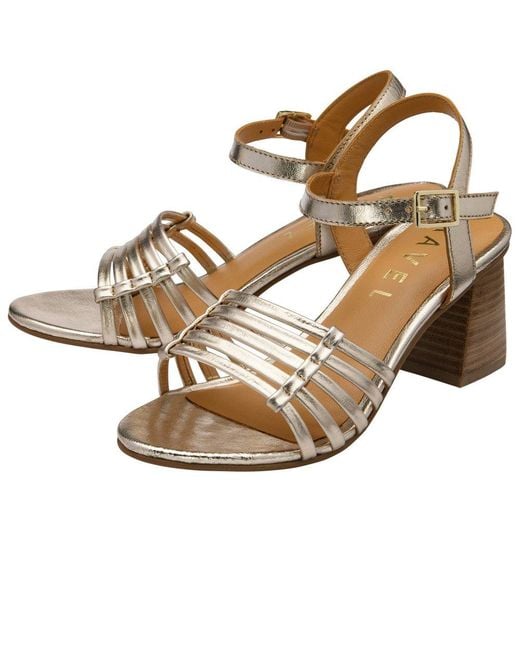 Ravel Metallic Kiplin Heeled Sandals