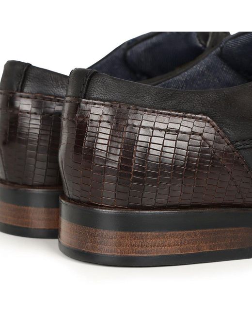 Bugatti Black Lawson Shoes for men