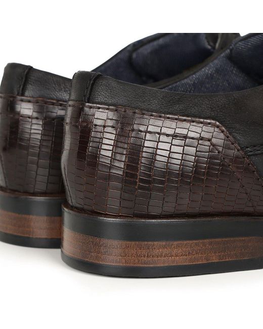 Bugatti Black Lawson Shoes for men