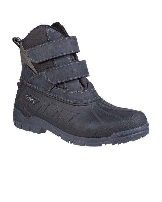 Cotswold Blue Kempsford Wellingtons for men
