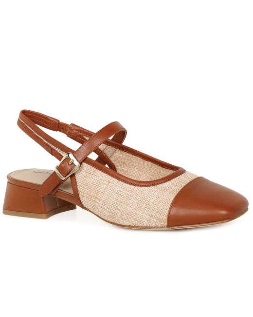 Caprice Brown Voyage Open Court Shoes