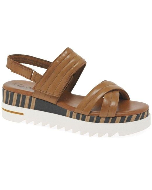Marco Tozzi Brown Loren Sandals