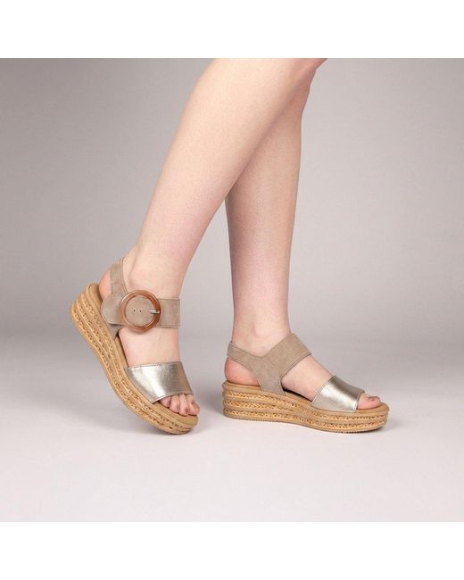 Gabor Brown Andre Sandals