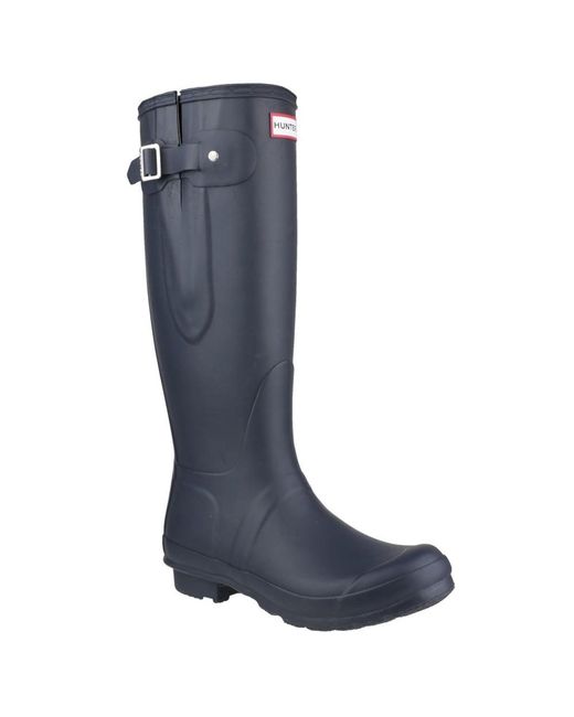 Hunter Blue Apos;S Original Side Adjustable Wellingtons for men