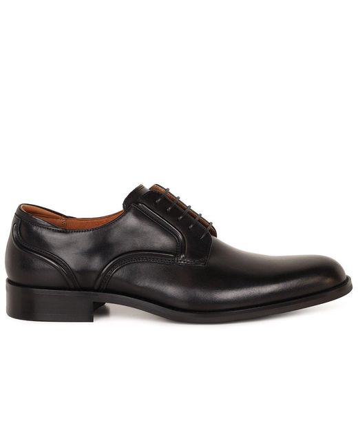 Clarks Black Craft Remi Lace Derby Shoes for men