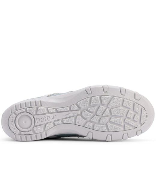 Hotter White Marianne Trainers