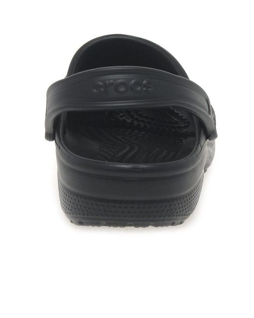 CROCSTM Black Classic Slip On Mules for men