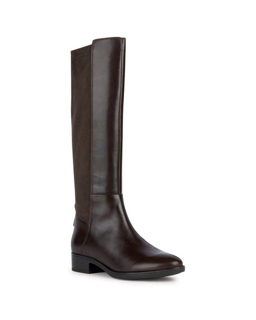 Geox D Felicity D Knee High Boots in Brown | Lyst Canada