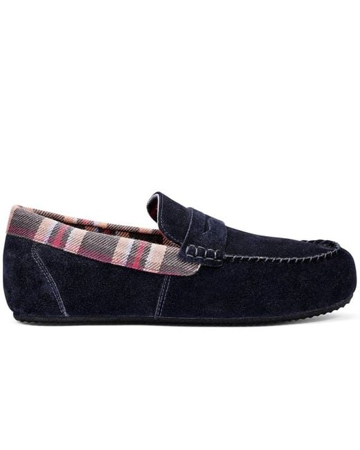 Hotter Blue Solace Slippers for men
