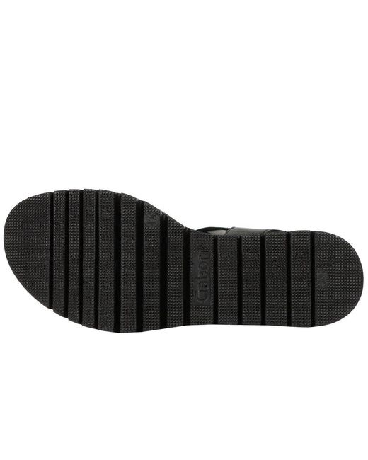 Gabor Black Amarillo Sandals