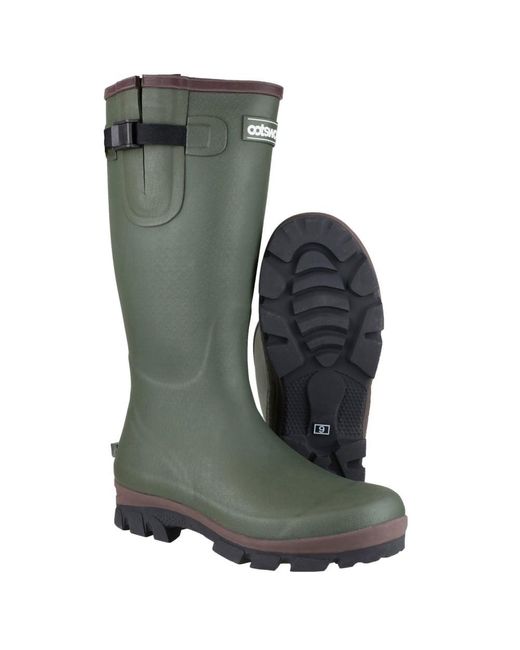 Cotswold Green Grange Wellingtons for men