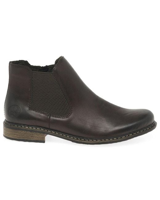 Rieker Black Elton Chelsea Boots