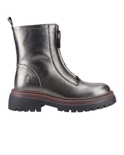 Hush Puppies Gray Roxanna Ankle Boots