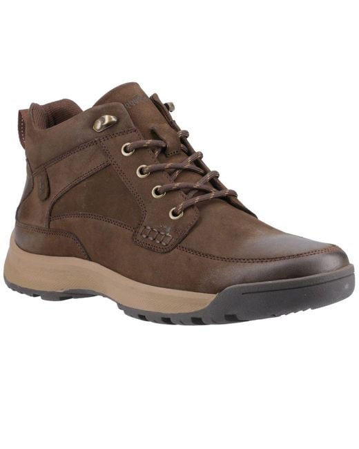 Hush Puppies Brown Vernon Lace Boots for men