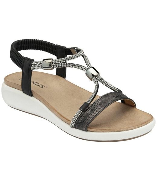Lotus Metallic Bruna Sandals
