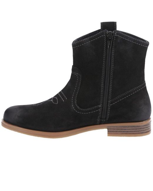 Cotswold Black Signet Ankle Boots