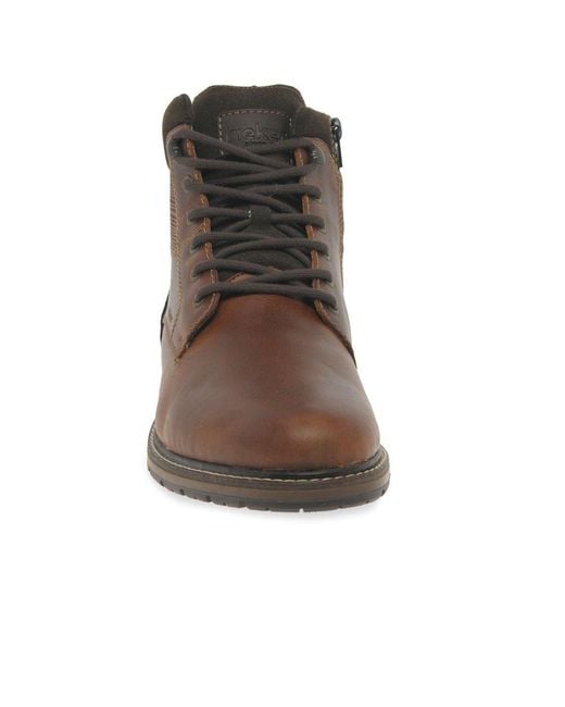 Rieker Brown Lennox Boots for men