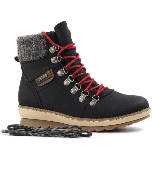 Lunar Black Candy Ankle Boots