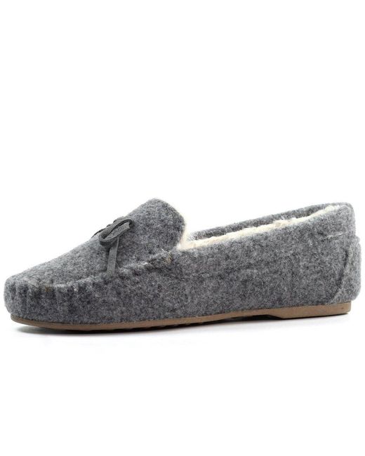 Lunar Gray Cherish Slippers