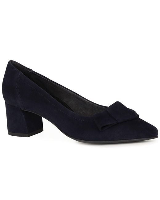 Paul Green Blue Anika Court Shoes