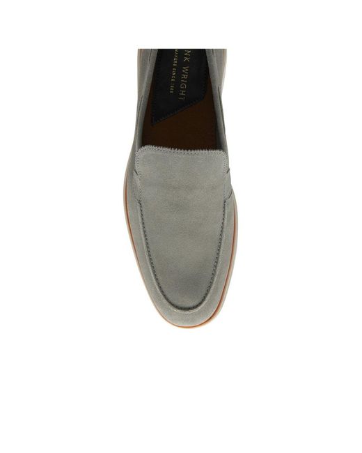 Frank Wright Gray Simmons Ii Loafers for men