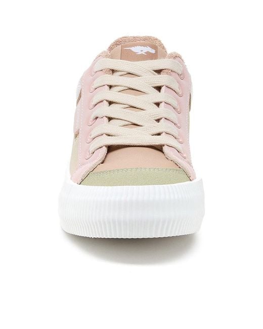 Rocket Dog Pink Cheery Blocked Trainers