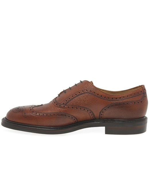 Cheaney Brown Hythe Formal Lace Up Shoes for men