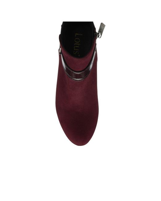 Lotus Purple Kirsty Ankle Boots