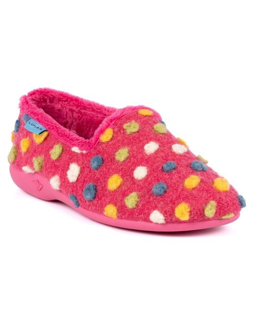Lunar Pink Helix Slippers