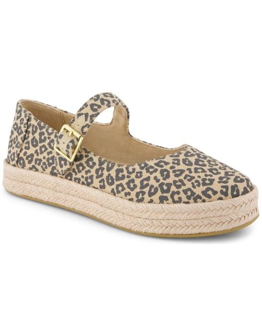 TOMS Metallic Carolina Mary Jane Shoes