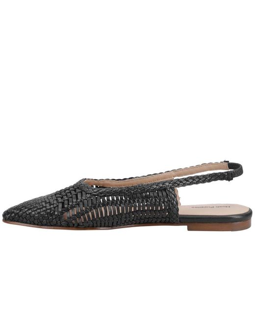 Hush Puppies Black Dalia Slingback Ballerina Shoes