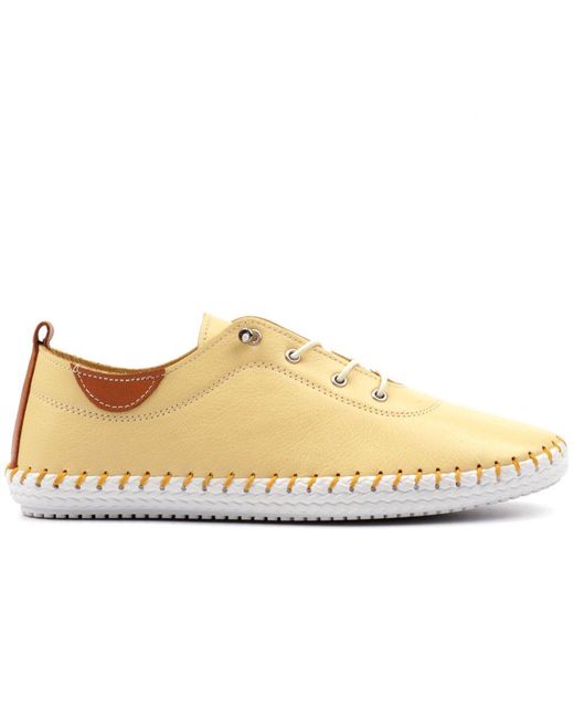 Lunar (GRS) Natural St Ives Lace Up Shoes