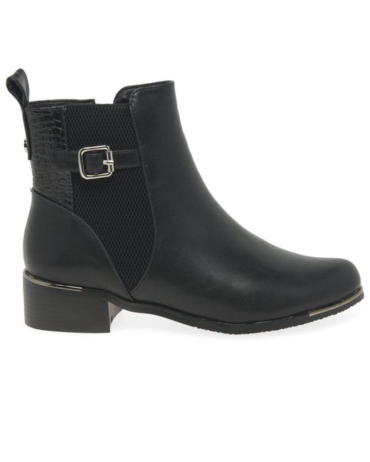 Lunar (GRS) Black Wyatt Ankle Boots