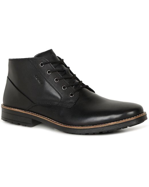Rieker Black Borne Boots for men
