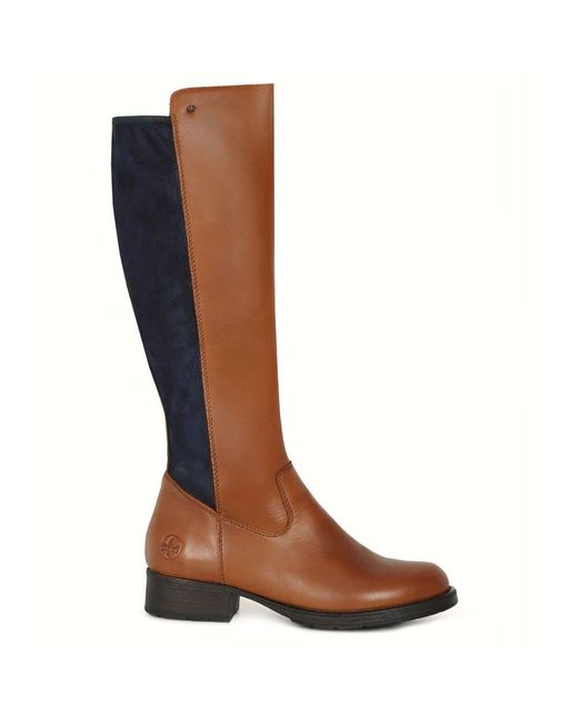 Rieker Brown Utah Knee High Boots