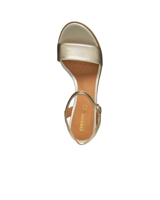 Geox Metallic D Aurely 50 Heeled Sandals