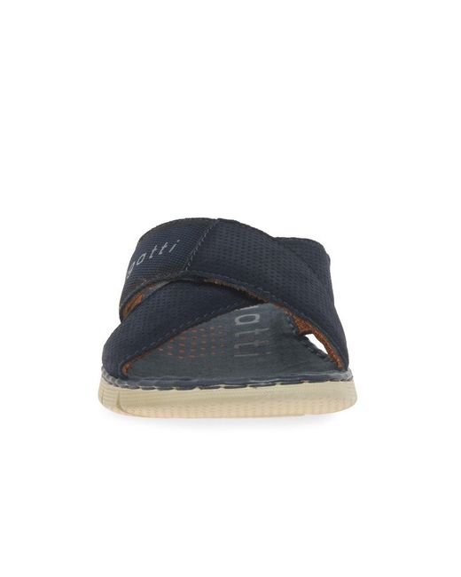 Bugatti Blue Dario Sandals for men