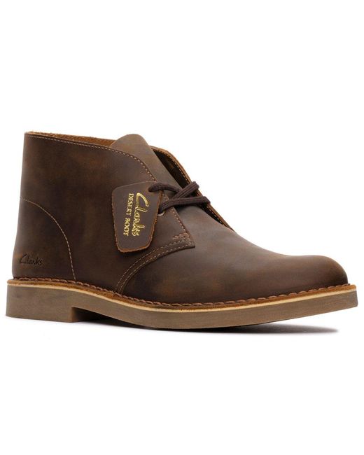 Clarks Leather Desert Evo Boots in Brown for Men Lyst UK