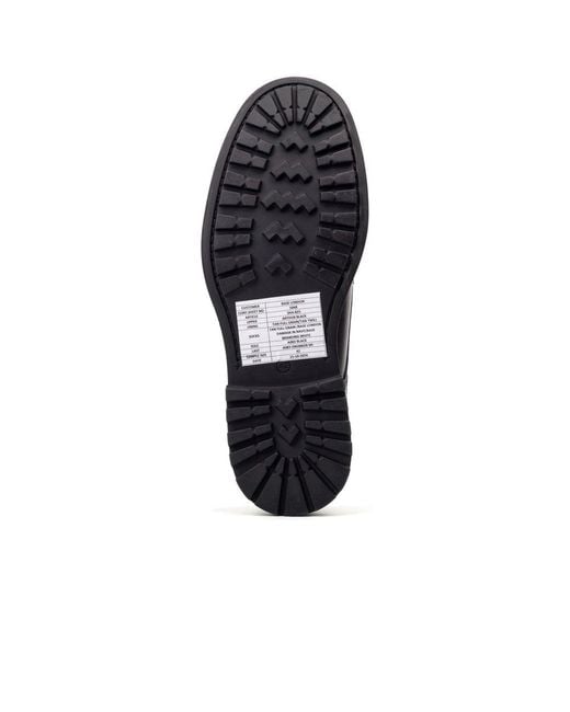 Base London Black Locke Lace Up Shoes for men