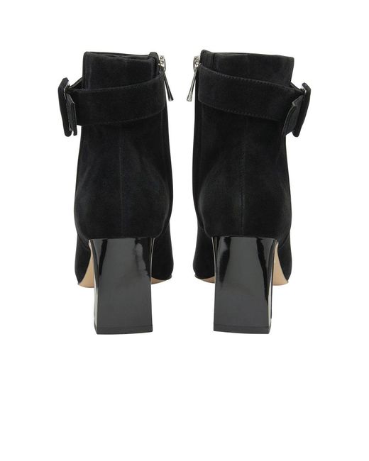 Lotus Black Nadine Ankle Boots