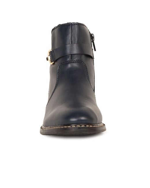 Rieker Black Cawood Ankle Boots
