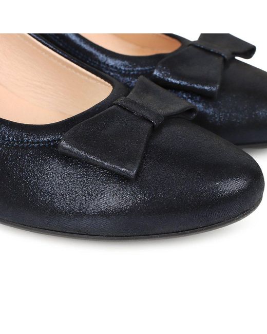 Bioeco Blue Phillipa Court Shoes